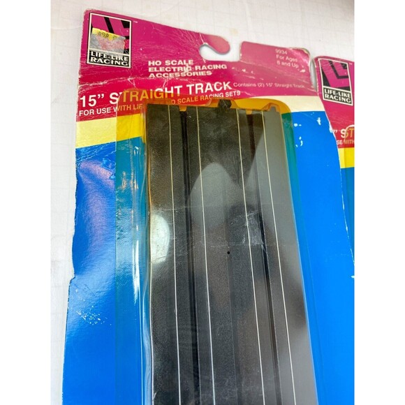 Life-Like 9930, 9934 HO Slot Car Track 9” Straight And 15” Lot, New Old Stock - Picture 5 of 10